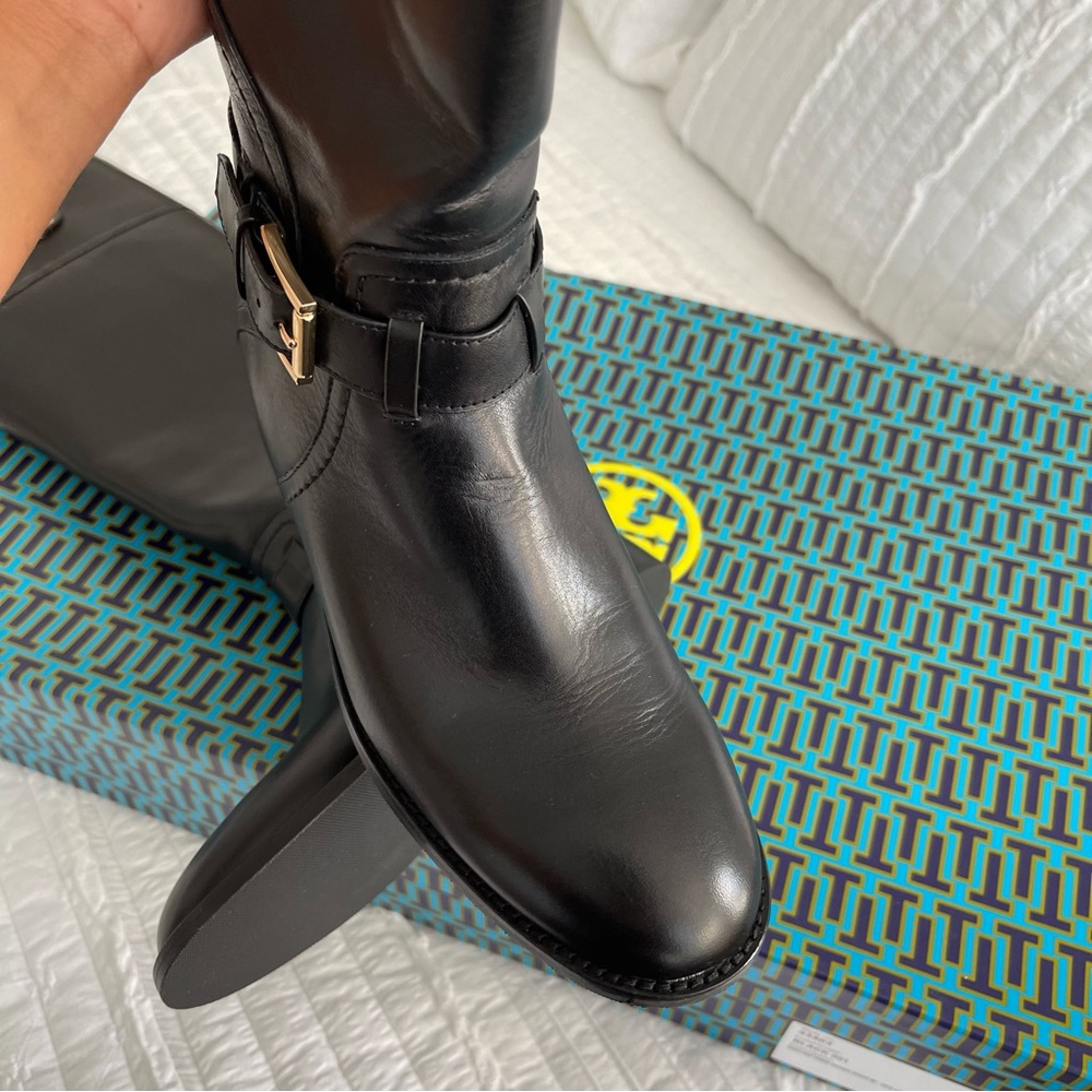 Tory Burch Black Leather Boots - Picture 7 of 7